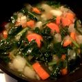 ame-ikuru's cooksnap of when they made あっさり野菜の旨味 ケール野菜のスープ.