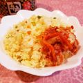 Richland☆Y's cooksnap of when they made 口に合わない冷凍ピラフの食べ方キムチです.