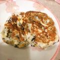 namiring's cooksnap of when they made 離乳食中期 ひじきと鶏ひき肉のおやき.