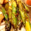 ＄ophie's cooksnap of when they made アスパラのハニーマスタード炒め.