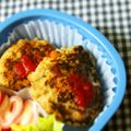 haruku221's cooksnap of when they made キッズも大ウケ◆にんじん入りハンバーグ.