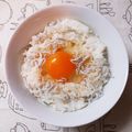 えつエツ's cooksnap of when they made しらすたまごかけご飯.
