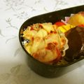 龍青空ママ's cooksnap of when they made ウインナとピーマンのピザ風オーブン焼き♡.