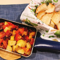 miwayon's cooksnap of when they made ホタルイカとじゃがいもとトマトアヒージョ.