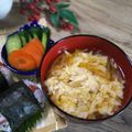 愛じゃな～い？'s cooksnap of when they made ふわふわ卵とシャキシャキもやしのお味噌汁.