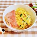 ももちゃんのれしぴ's cooksnap of when they made 簡単おつまみ！塩辛のスクランブルエッグ.