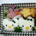 ぐりこ♪♪♪'s cooksnap of when they made リボンピックで簡単☆キティちゃんキャラ弁.