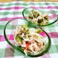 赤い電話's cooksnap of when they made えのきとオクラの梅ポン酢和え.