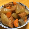 クックKECC48☆'s cooksnap of when they made めんつゆで★さつま揚げと大根の煮物.