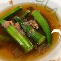 お料理まま's cooksnap of when they made おくらのおひたし.