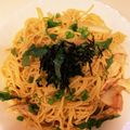 すずなあきみ's cooksnap of when they made 鶏肉としめじの和風スープパスタ.