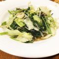 JＥＭＩ's cooksnap of when they made 超簡単！小松菜のにんにく炒め.