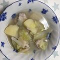 バニラキッズ's cooksnap of when they made キャベツたっぷり！野菜と鶏むね肉のスープ.