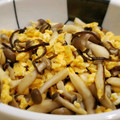 ♡礼♡'s cooksnap of when they made ■きのことたまごの塩昆布炒め■.