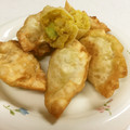 rippuchan's cooksnap of when they made あまったギョウザの皮で☆ジャガイモサモサ.