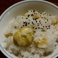 ZDB☆れい's cooksnap of when they made 栗ご飯.
