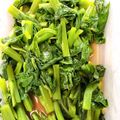 笹たん子's cooksnap of when they made ＊超簡単!!つるむらさき辛子和え＊.