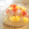 mayuyuキッチン's cooksnap of when they made 季節のフルーツ寒天ゼリー.