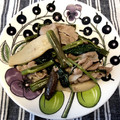 そうたんたんたんたん's cooksnap of when they made 空芯菜と豚肉とエリンギの生姜炒め.