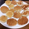 みすっぺ☆'s cooksnap of when they made 離乳食後期〜ごまとバナナのパンケーキ.