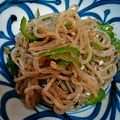 norigen116's cooksnap of when they made 激ウマ♬糸こんにゃくとピーマンのきんぴら.