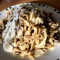 らーてぃん's cooksnap of when they made ひき肉水菜クリームチーズの簡単パスタ.