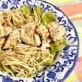 クックＦ8ＪＷ40☆'s cooksnap of when they made 鶏胸肉とキャベツとえのきをレンジでチン.