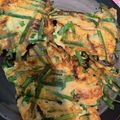 け〜〜ちゃん's cooksnap of when they made ツナキムチの豆腐チヂミ.