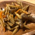 Pericom's cooksnap of when they made ちょっぴり洋風☆オリーブ油できんぴら牛蒡.