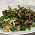 una©️'s cooksnap of when they made ピーマンと揚げとベーコンの炒め物.