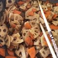 抹茶ちょこ。's cooksnap of when they made 簡単♪レンコンきんぴら！.