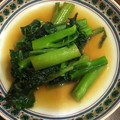 〈＊HATO＊〉's cooksnap of when they made つるむらさきと、にんにくの炒め物.