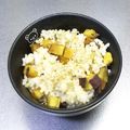 ☆ありか358☆'s cooksnap of when they made レンジで簡単☆さつまいもご飯.
