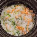 ねこ's cooksnap of when they made 離乳食中期Ⅱ★鮭と小松菜のおかゆ.