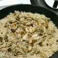 ◯usa◯'s cooksnap of when they made フライパンde鶏肉ときのこの炊き込みご飯.