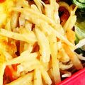 にーにやー's cooksnap of when they made レンジでごまごぼう：冷凍お弁当野菜おかず.
