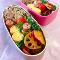 かっちゃん杉's cooksnap of when they made お弁当に時短☆だし巻きたまご.