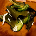かいちゅー's cooksnap of when they made きゅうりと生わかめの酢のもの.