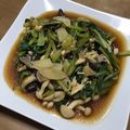 ビキナーもんちゃん's cooksnap of when they made チンゲン菜とキノコのオイスターソース炒め.