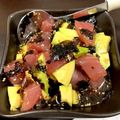 yoyoよーよー's cooksnap of when they made まぐろとアボカドのユッケ風.