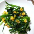 picosu's cooksnap of when they made ニラとコーンのマヨ炒め.