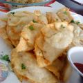 Meinaたん's cooksnap of when they made チーズとジャガイモの餃子.