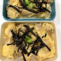 こうきとだいきママ's cooksnap of when they made 麺つゆで簡単10分、親子丼弁当♪.