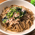 さぁや☻'s cooksnap of when they made ツナつゆで旨！オクラと海苔の梅わさび蕎麦.