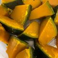 momo_22's cooksnap of when they made お弁当にも☆簡単ほっくりカボチャの甘煮.