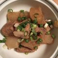 レアレアワヒネ's cooksnap of when they made 大根消費！フライパンで豚と大根の煮物♡.