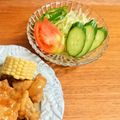 meple☆'s cooksnap of when they made トマト添えの甘酢グリーンサラダ.