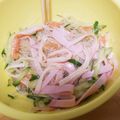 米ゆいﾁｬﾝ's cooksnap of when they made 春雨とカニカマの中華サラダ.