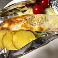 rito11's cooksnap of when they made 鮭とエリンギのマヨネーズ焼き.