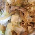 tarachanko's cooksnap of when they made キャベツと豚肉の甘味噌炒め.